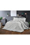 Premium Double Duvet Cover Set with Ethnic Patterned Elastic Sheets Gray - 3