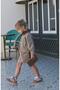 Girl's Trench Fabric Collared Jacket - Skirt Stylish Casual 2-Piece Set - 2