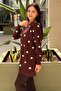 Embossed Mini Floral Embroidered Mercerized Cardigan - 2
