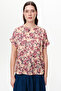 Low Sleeve Satin Surface Regular Blouse - 2