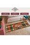 Auraplus Embroidered Plaid Patterned Woven Base Decorative Carpet Auraplus69 - 5