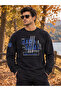 Men's Crew Neck Basic Printed Sweatshirt