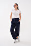 Belted, Cashmere-Embellished, Three-Yarn Pants with Stoppered Cuffs - 3