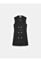 90944 Belted Double-Breasted Mini Dress-Black - 6