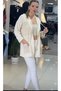 Plus Size Knitted Mesh Jacket