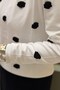 Embossed Mini Floral Patterned Mercerized Tunic - 4