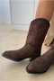 Women's Boots Aci Brown Suede - 2