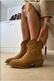 Women's Boots Camel Suede - 3