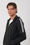 Men's Black Diver Fabric Cotton Hooded Winter Tracksuit Set - E229 - 2
