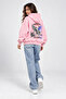 Unisex Women's and Men's Fall Forward Design Text Printed Oversize 3 Thread Hooded Sweatshirt - 3
