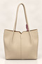 Women's Shoulder Bag Lightweight 3-Compartment Large Volume Daily Tote Bag with Large Size Shawl Accessory Elt - 4