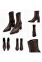 Long Zippered Leather Boots - 2