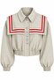 Beige Nevora Allerli Bomber Jacket - 3652