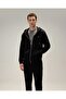 5Wm2581-Bk Men's Zippered Sweat Black - 2