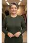 Plus Size Self-Patterned Knitwear Sweater