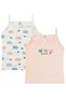 Civil Girl's Best Cat Girl's 2-Piece Undershirt |   Lycra Single Jersey |   School Nursery and Daily Use