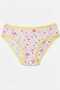 10-Pack Girls' Underwear Set - Mixed Patterned Cotton Lycra Underwear + 6 Special Production Colorful Rubber Buckle Gifts - 3