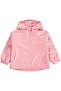 Civil Girls' Fleece Lined Plain Raincoat |   Micro Long Sleeve Hoodie - Powder