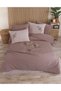 Newhome Diamond Lotus Rose Luxury Embroidered 100% Cotton Double Duvet Cover Set