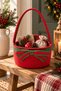 Avelin Decorative Rope Basket, Handmade Woven Basket, Multi-Purpose Storage and Organizer Basket, Living Room, Kitchen, Children's Room Christmas Basket Gift Home Item - 4
