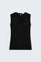 Patterned Degaje Collar Blouse - Black - 4
