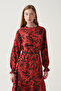 Leather belted embroidered dress - 4