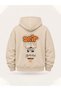 Unisex Men's and Women's Drip Toxic Design Printed Oversize 3 Thread Hooded Sweatshirt - 6