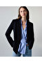 Vatkalı uzun blazer