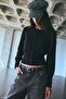Buttoned Cardigan - Black