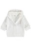 Heart Embroidered Hooded Cardigan for 3-18 Months - Ecru - 3