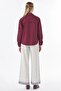 Cotton Shirt Claret Red 11026 - 6