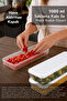8-Piece Refrigerator Organizer - Refrigerator Suitable Storage Container Multi-Purpose Kitchen Organizer 1000ml White - 5