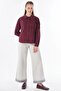 Cotton Shirt Claret Red 11026 - 3