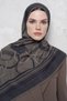 Floş Viscose Shawl Reins Pattern - Green - 3