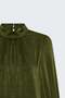 Long Sleeve Blouse - Green - 3