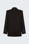 Buttoned Classic Jacket - Brown - 5