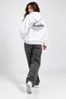 Unisex Women's and Men's Owners Club Design Text Printed Oversize 3 Thread Hooded Sweatshirt - 6