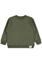 Boy's Basic Sweatshirt |   Brush with 2 Strings and Long Handle |   School Nursery and Daily Use - Khaki