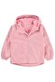 Civil Girls' Fleece Lined Plain Raincoat |   Micro Long Sleeve Hoodie - Powder - 3