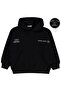 Civil Boy's Urban Style Printed Sweatshirt |   3 Thread Long Arm |   School Nursery and Daily Use - Black