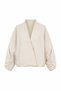 Double-Breasted Collar Raglan Sleeve Jacket