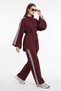 Stripe Detailed Suit 202703 - Bordo - 3