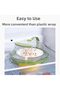 2-in-1 Microwave Steamer & Splash Protector Cover, Clear Microwave Splatter Lid with Handle - 6