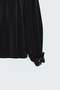 Accessory Detailed Blouse - Black - 4