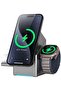 New Generation 3-in-1 Magnetic Pop-up Design Wireless Charger | High-tech Auto Rotation Charging Sta