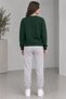 Women's Winter Sweatshirt 2 Thread Seasonal Tracksuit Set Relaxed Fit Jogger Loved Fiyonk Bski - 2