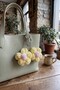 Set of 2 Hand Knitted Fluffy Flower Bag Ornaments and Keychains - Macrame Charm - 2