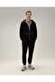 5Wm2581-Bk Men's Zippered Sweat Black - 6