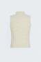 Braided Zero Sleeve Knitwear - Ecru - 4
