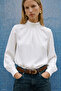 Long Sleeve Blouse - Ecru